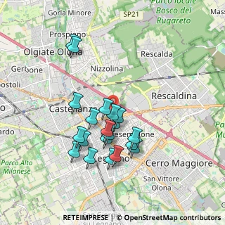 Mappa Via Luigi Boccherini, 20025 Legnano MI, Italia (1.6345)