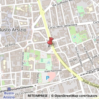 Mappa Via Alberto da Giussano, 17, 21052 Busto Arsizio, Varese (Lombardia)