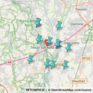 Mappa Piazza Dante Paci, 24042 Capriate San Gervasio BG, Italia (3.2675)