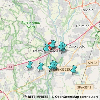 Mappa Piazza Dante Paci, 24042 Capriate San Gervasio BG, Italia (2.71077)