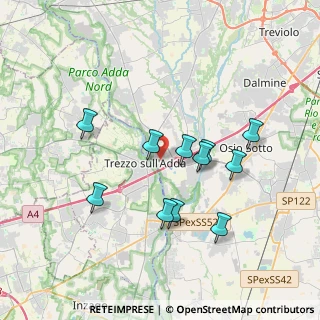 Mappa Piazza Dante Paci, 24042 Capriate San Gervasio BG, Italia (3.33545)