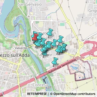 Mappa Piazza Dante Paci, 24042 Capriate San Gervasio BG, Italia (0.243)