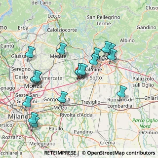 Mappa Piazza Dante Paci, 24042 Capriate San Gervasio BG, Italia (15.59722)