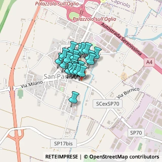 Mappa Via G. B. Vezzoli, 25036 Palazzolo sull'Oglio BS, Italia (0.21111)