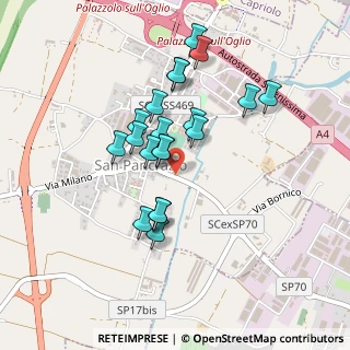 Mappa Via G. B. Vezzoli, 25036 Palazzolo sull'Oglio BS, Italia (0.3815)