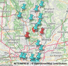 Mappa Via Pietro da Desio, 20832 Desio MB, Italia (9.0665)