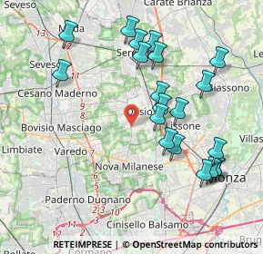 Mappa Via Pietro da Desio, 20832 Desio MB, Italia (4.0745)
