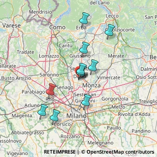 Mappa Via Pietro da Desio, 20832 Desio MB, Italia (12.45727)