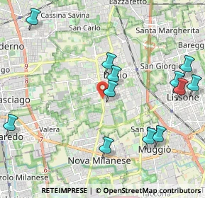 Mappa Via Pietro da Desio, 20832 Desio MB, Italia (2.39917)