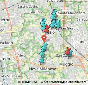 Mappa Via Pietro da Desio, 20832 Desio MB, Italia (1.59067)