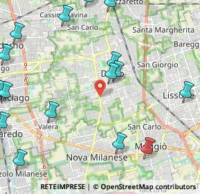 Mappa Via Pietro da Desio, 20832 Desio MB, Italia (3.07611)