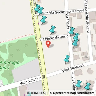 Mappa Via Pietro da Desio, 20832 Desio MB, Italia (0.13966)