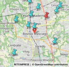 Mappa , 20813 Bovisio-Masciago MB, Italia (2.39909)