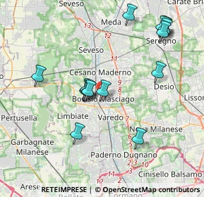 Mappa , 20813 Bovisio-Masciago MB, Italia (4.07067)