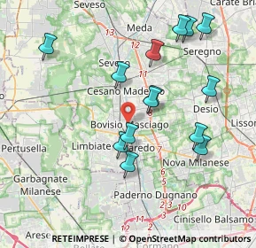 Mappa , 20813 Bovisio-Masciago MB, Italia (3.87357)