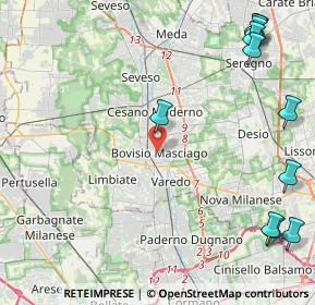 Mappa , 20813 Bovisio-Masciago MB, Italia (6.26364)