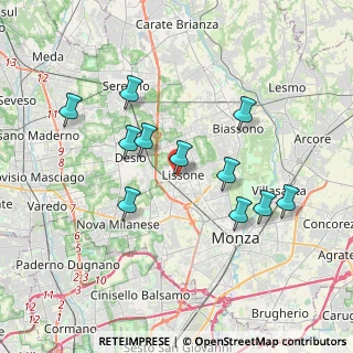 Mappa Via Indipendenza, 20851 Lissone MB, Italia (3.47273)