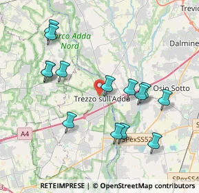 Mappa Via Antonio Rosmini, 20056 Trezzo sull'Adda MI, Italia (3.94357)