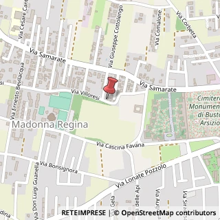 Mappa Via Eugenio Villoresi, 24, 21052 Busto Arsizio, Varese (Lombardia)