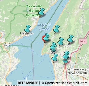 Mappa Via G Rigo, 37010 Torri del Benaco VR, Italia (6.49)