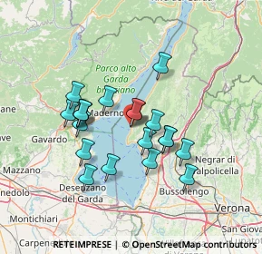 Mappa Via G Rigo, 37010 Torri del Benaco VR, Italia (11.501)