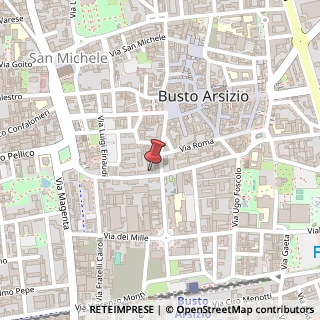 Mappa Via Giuseppe Mazzini, 28, 21052 Busto Arsizio, Varese (Lombardia)