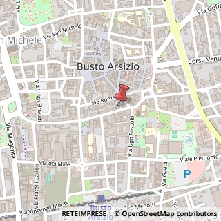 Mappa Via Giuseppe Mazzini, 10, 21052 Busto Arsizio, Varese (Lombardia)