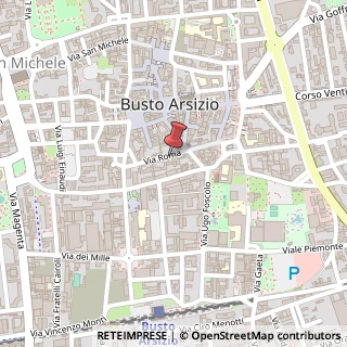 Mappa Via Roma, 12, 21052 Busto Arsizio, Varese (Lombardia)