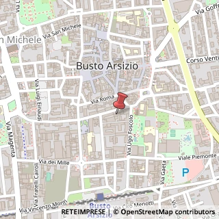 Mappa Via Giuseppe Mazzini, 3, 21052 Busto Arsizio, Varese (Lombardia)