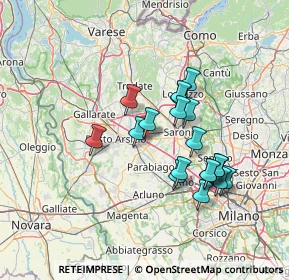 Mappa Via Saronnese, 20023 Legnano MI, Italia (12.09421)