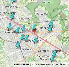 Mappa Via Saronnese, 20023 Legnano MI, Italia (2.24643)