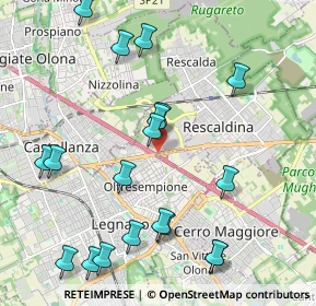 Mappa Via Saronnese, 20023 Legnano MI, Italia (2.37368)