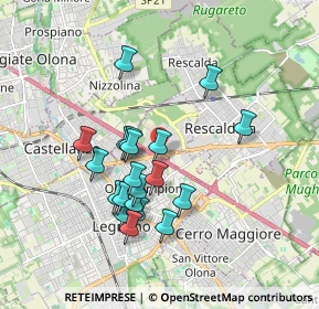 Mappa Via Saronnese, 20023 Legnano MI, Italia (1.5875)