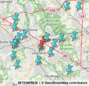 Mappa Via Saronnese, 20023 Legnano MI, Italia (4.55)