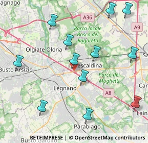 Mappa Via Saronnese, 20023 Legnano MI, Italia (4.73417)