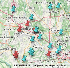 Mappa Via Saronnese, 20023 Legnano MI, Italia (9.4165)