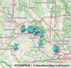Mappa Via Saronnese, 20023 Legnano MI, Italia (5.51417)