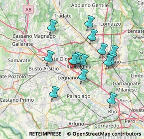 Mappa Via Saronnese, 20023 Legnano MI, Italia (6.14786)