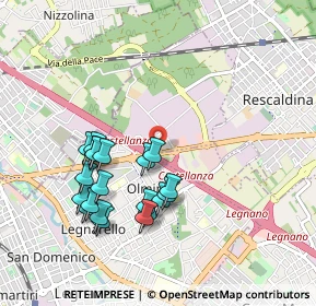 Mappa Via Saronnese, 20023 Legnano MI, Italia (0.913)