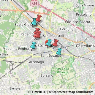Mappa Via Luciano Manara, 21052 Busto Arsizio VA, Italia (1.40818)