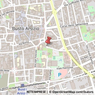 Mappa Via Luciano Manara, 1, 21052 Busto Arsizio, Varese (Lombardia)