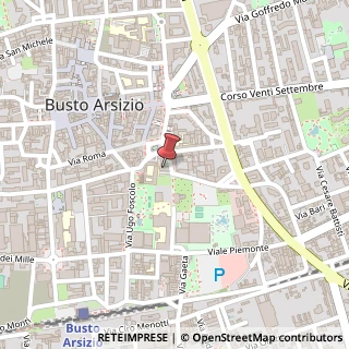 Mappa Via Luciano Manara, 4, 21052 Busto Arsizio, Varese (Lombardia)
