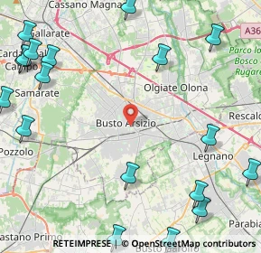 Mappa Via Luciano Manara, 21052 Busto Arsizio VA, Italia (6.598)