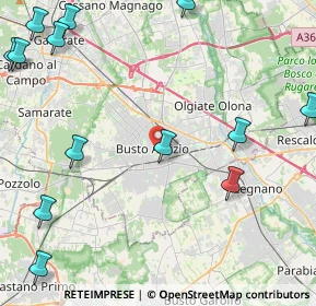 Mappa Via Luciano Manara, 21052 Busto Arsizio VA, Italia (6.25538)