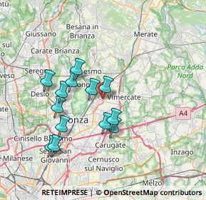 Mappa Via Bergamina, 20862 Arcore MB, Italia (6.48923)