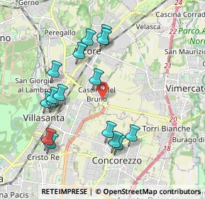 Mappa Via Bergamina, 20862 Arcore MB, Italia (1.9825)