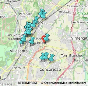 Mappa Via Bergamina, 20862 Arcore MB, Italia (1.643)