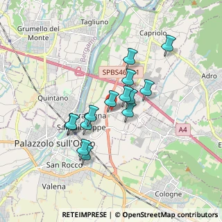 Mappa Via Bari, 25036 Palazzolo sull'Oglio BS, Italia (1.40857)
