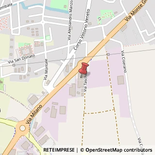 Mappa Via Milano, 9, 24046 Osio Sotto, Bergamo (Lombardia)