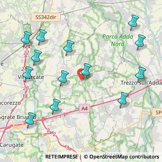 Mappa Viale dell'Artigianato, 20882 Bellusco MB, Italia (5.15769)
